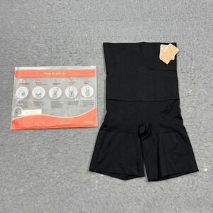 Feelingirl Shapewear M/L Black Hi-Rise Bodysuit Tummy Control Butt Lifter Shorts